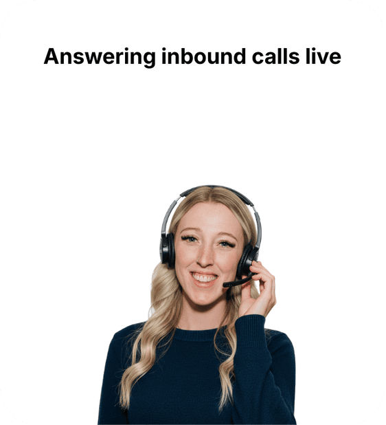 Answering inbound calls live